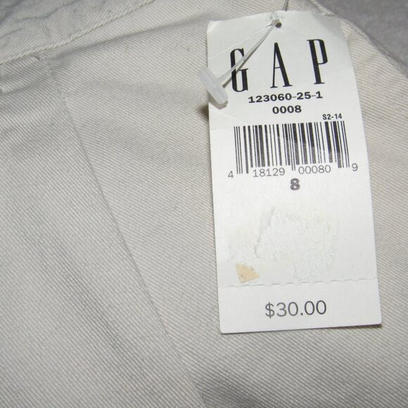 NWT GAP Pleated 100% Cotton Shorts Size 8 - Picture 4 of 4
